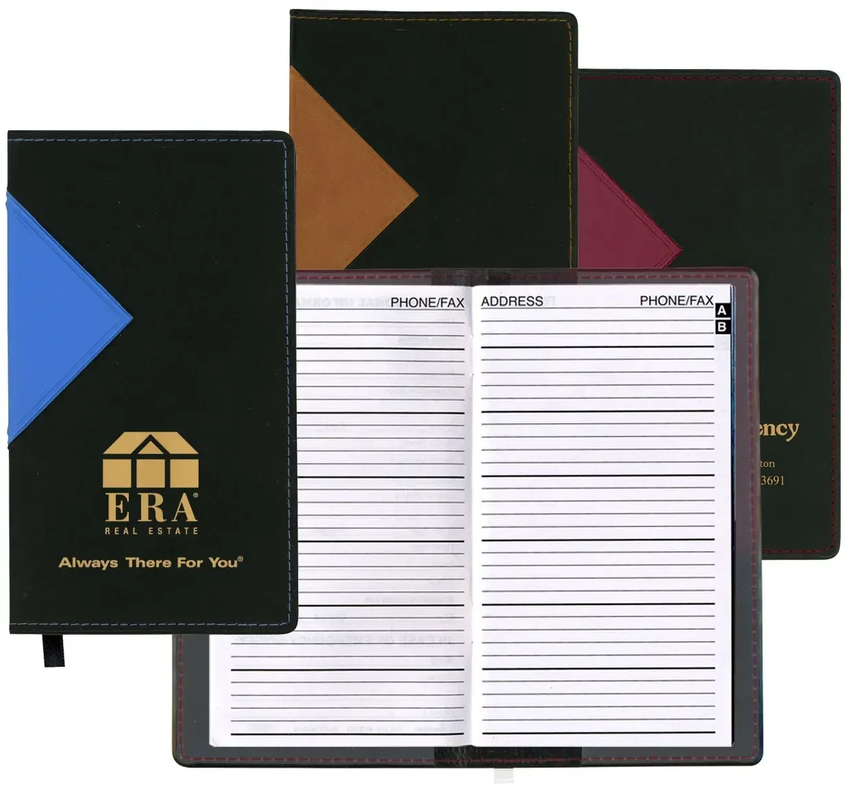 Customizable Logo-Branded Address Book - Keystone — view 2
