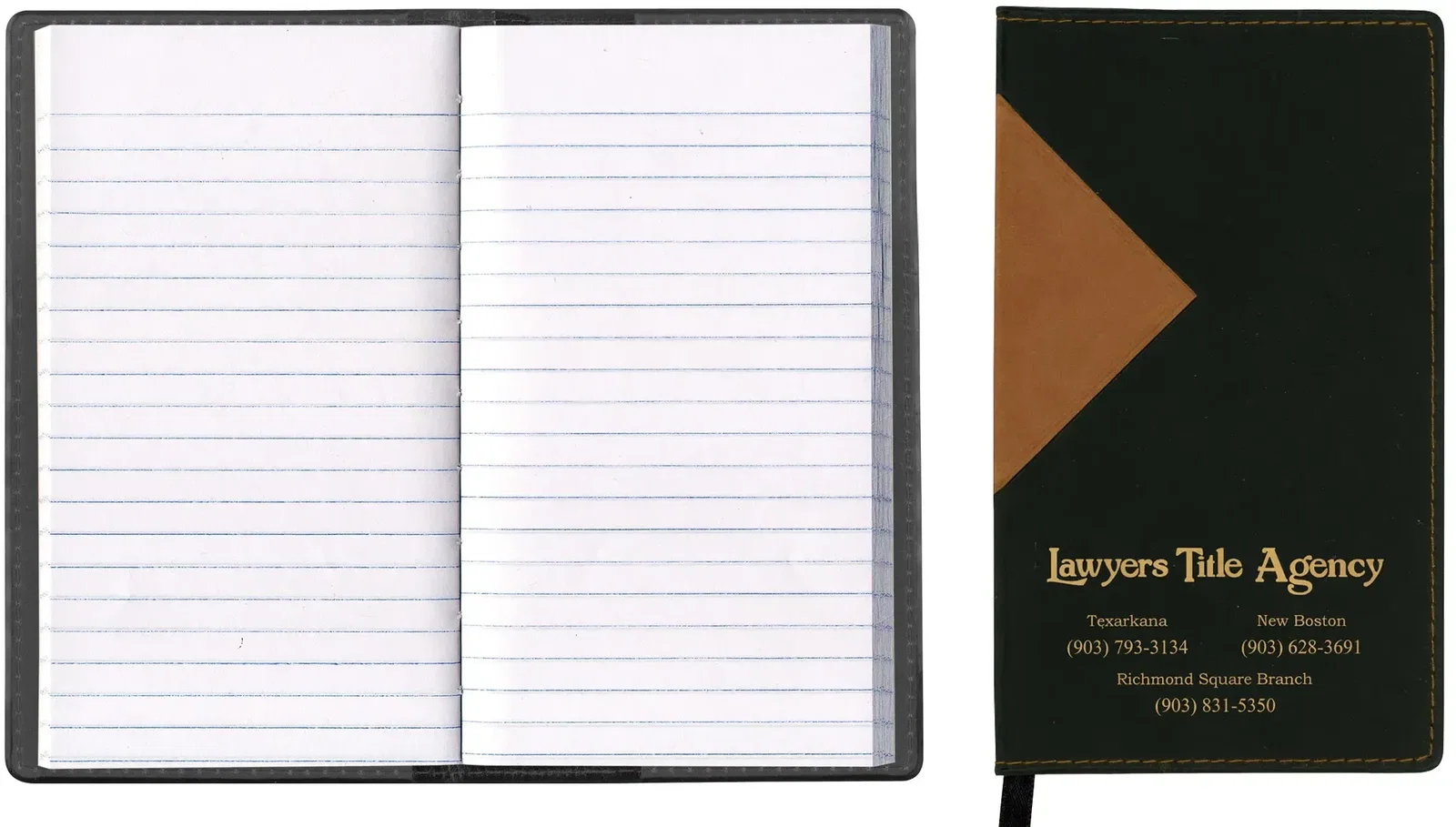 Branded Keystone Tally Book - Customizable Vinyl Soft Cover — view 3
