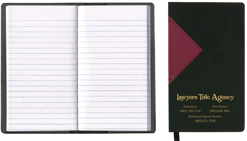 Branded Keystone Tally Book - Customizable Vinyl Soft Cover — view 5