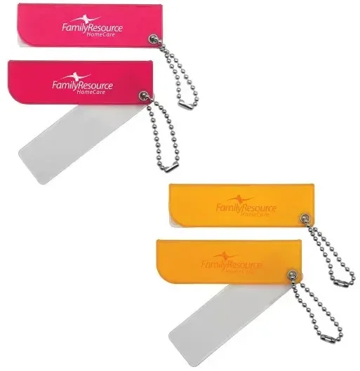 Imprinted Keytag Magnifier