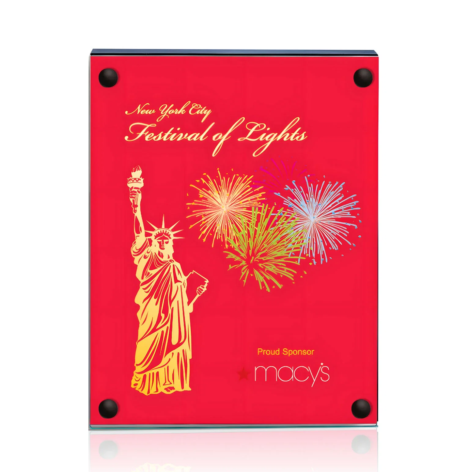 Personalized Jade Glass Wall Plaque with Colored Laminate Backing for graduation ceremonies