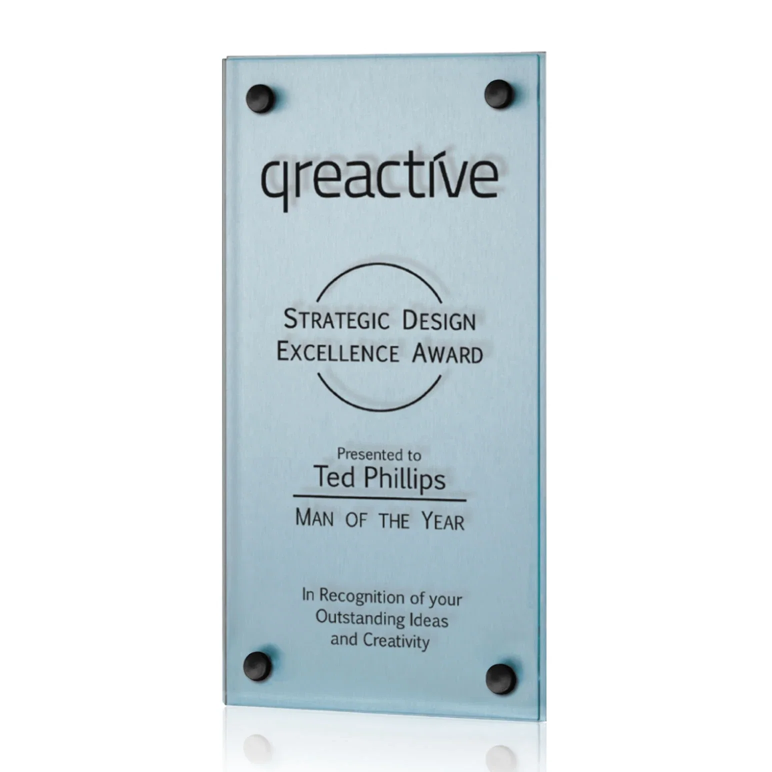 Kingston Metallic Plaque — view 2