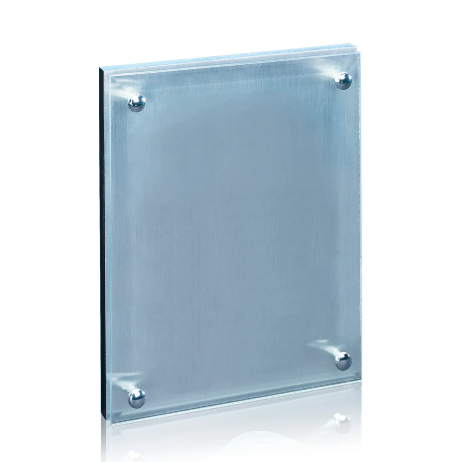 Personalized Jade Glass Wall Plaque with Metallic Aluminum Backing for sales achievement awards