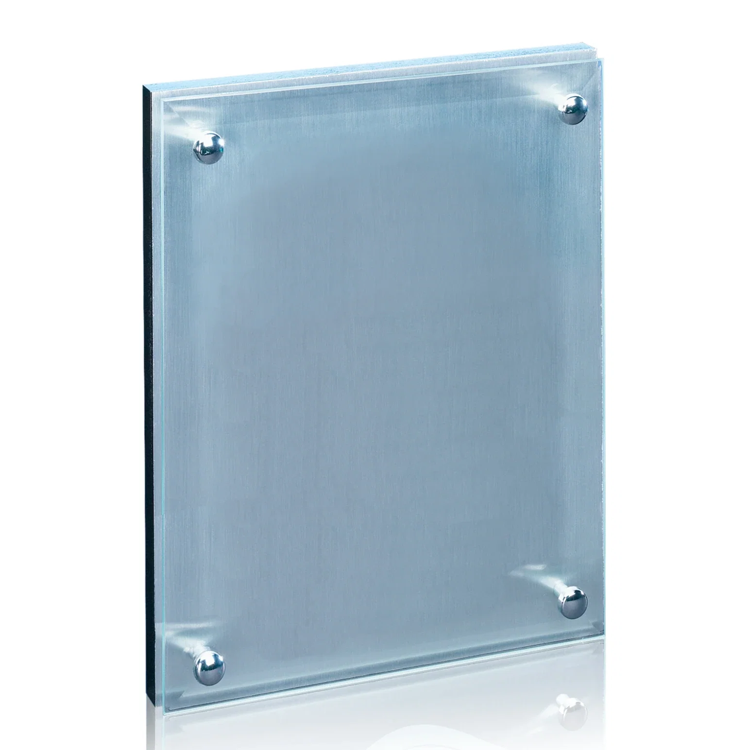 Personalized Jade Glass Wall Plaque with Metallic Aluminum Backing for graduation ceremonies