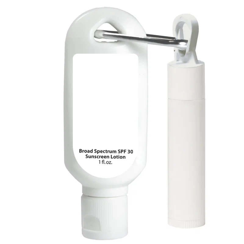 Kit: 1 oz. SPF30 Sunscreen Lotion with Carabiner and SPF15 Lip Balm — view 4