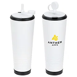 Klaxon promotional stadium tumbler color options with branding
