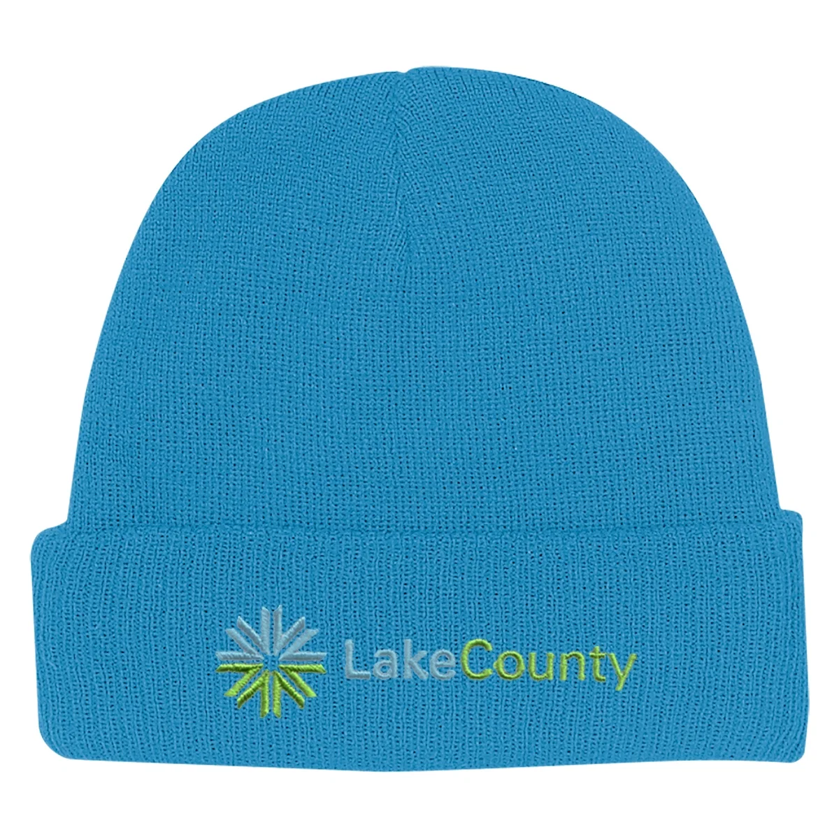 Beanie shown flat from the front