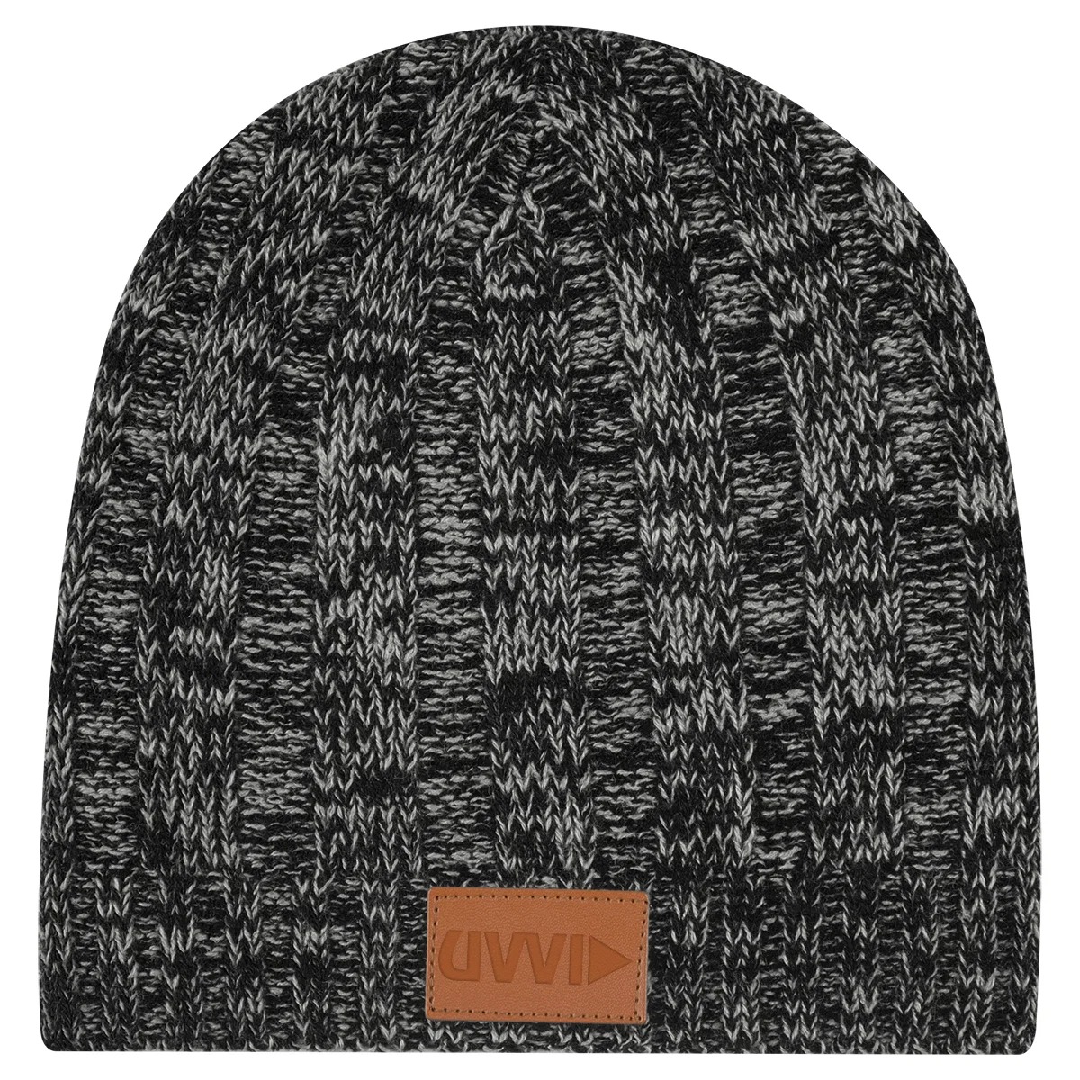 Rectangular patch shown against the ribbed fabric