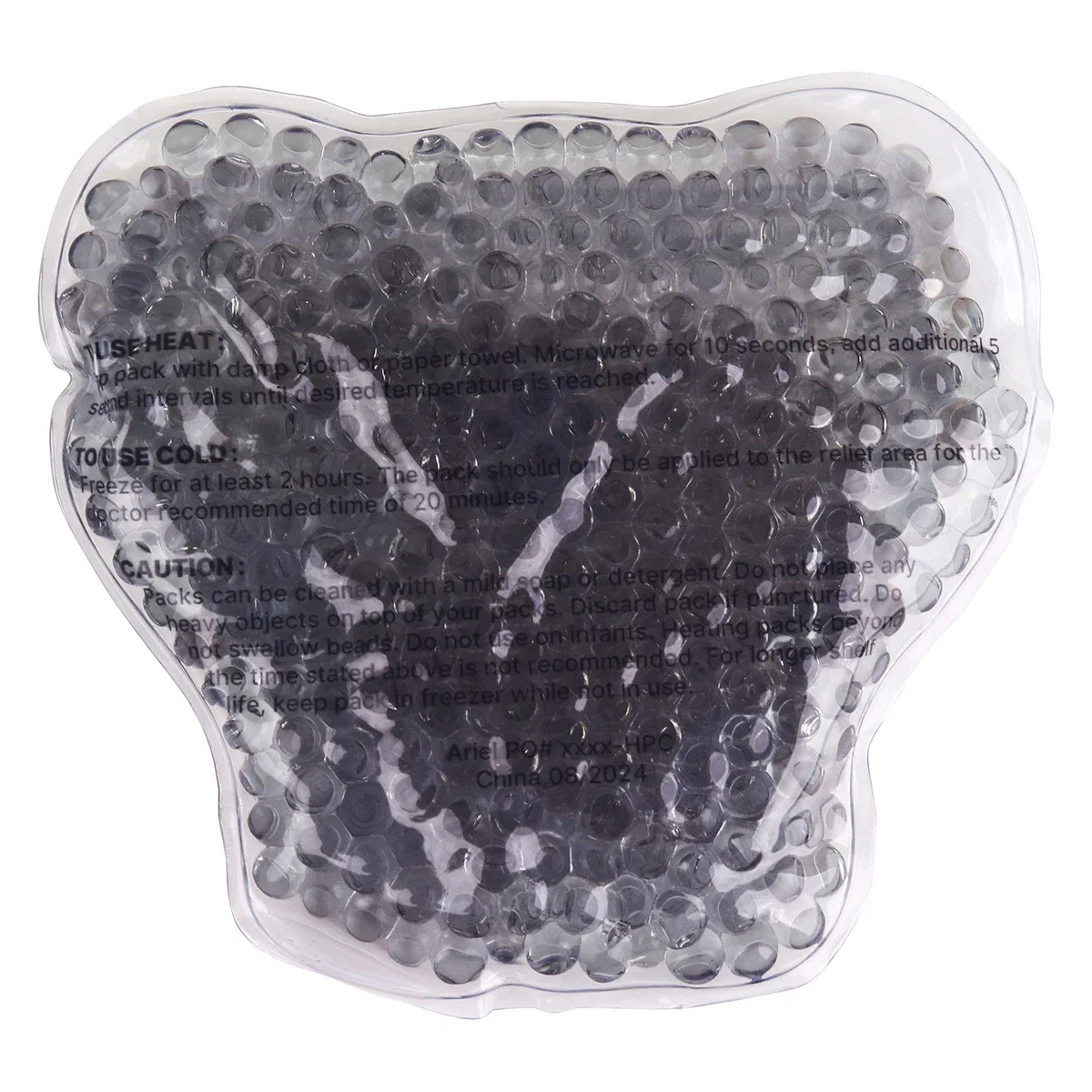 Promotional koala-shaped Aqua Pearls hot/cold gel pack, custom branded wellness therapy gift