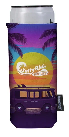 Koozie® Full-Color Collapsible Slim Neoprene Can Cooler