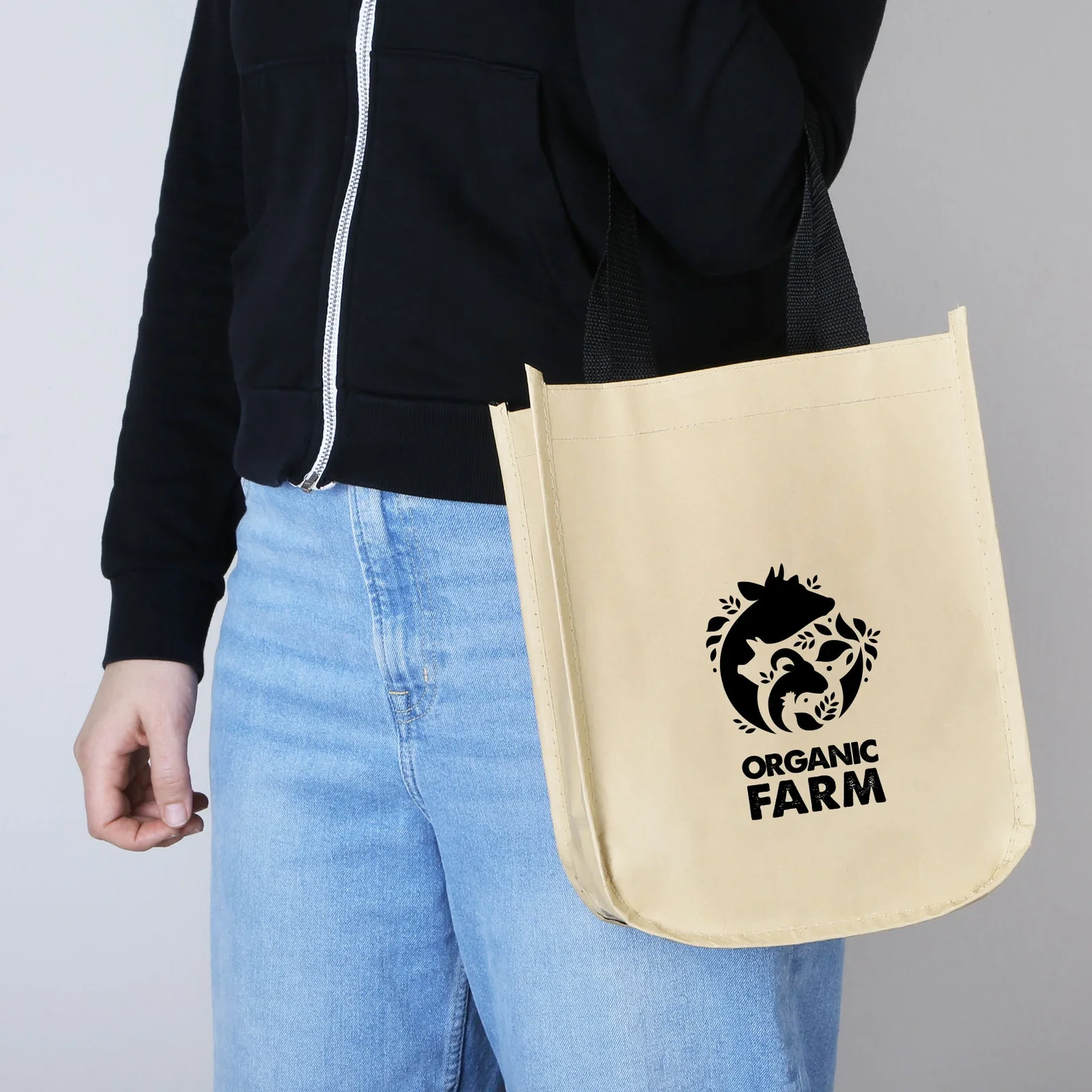 Kraft Fashion Tote Bag — view 4