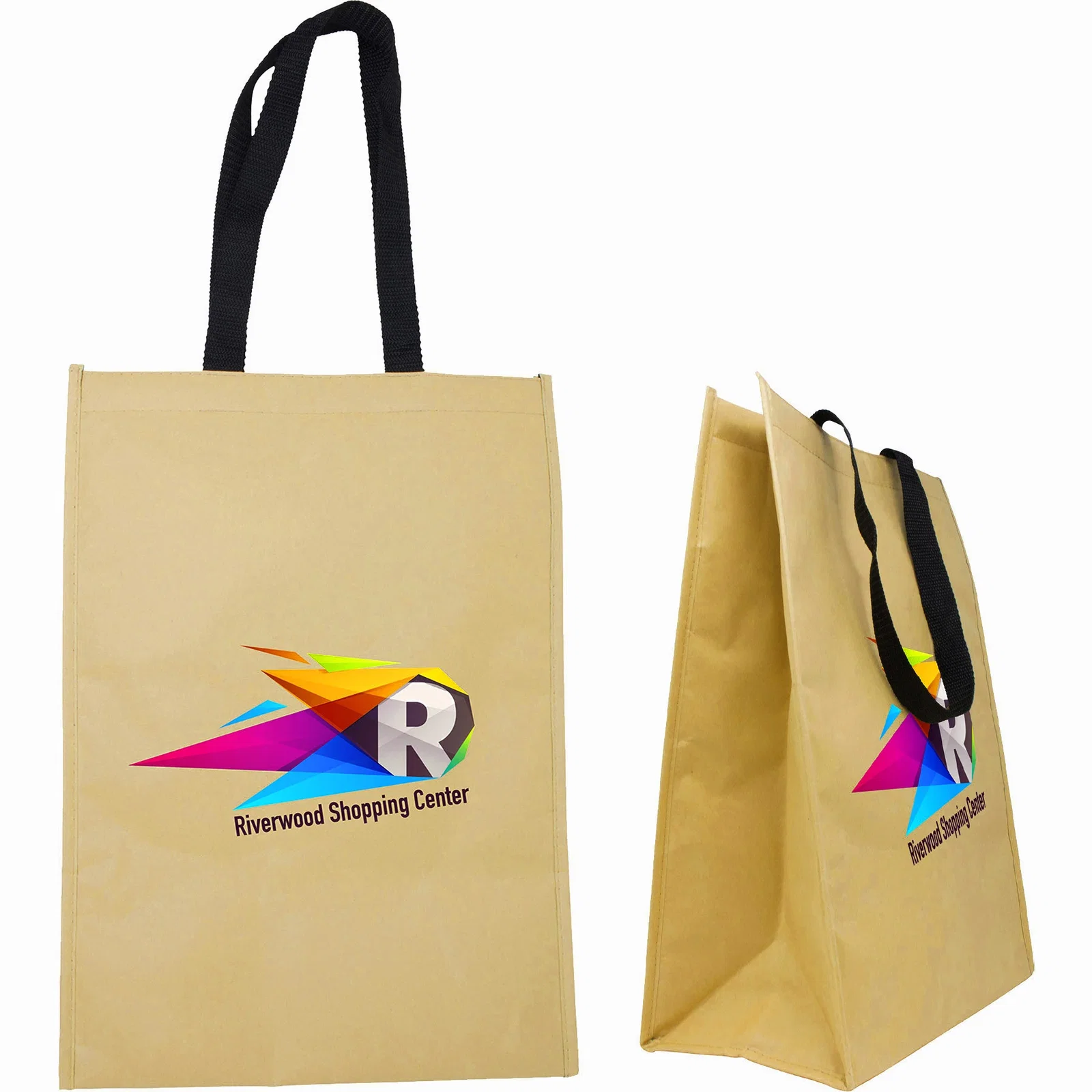 Kraft Insulated Hook & Loop Grocery Tote Bag — view 2