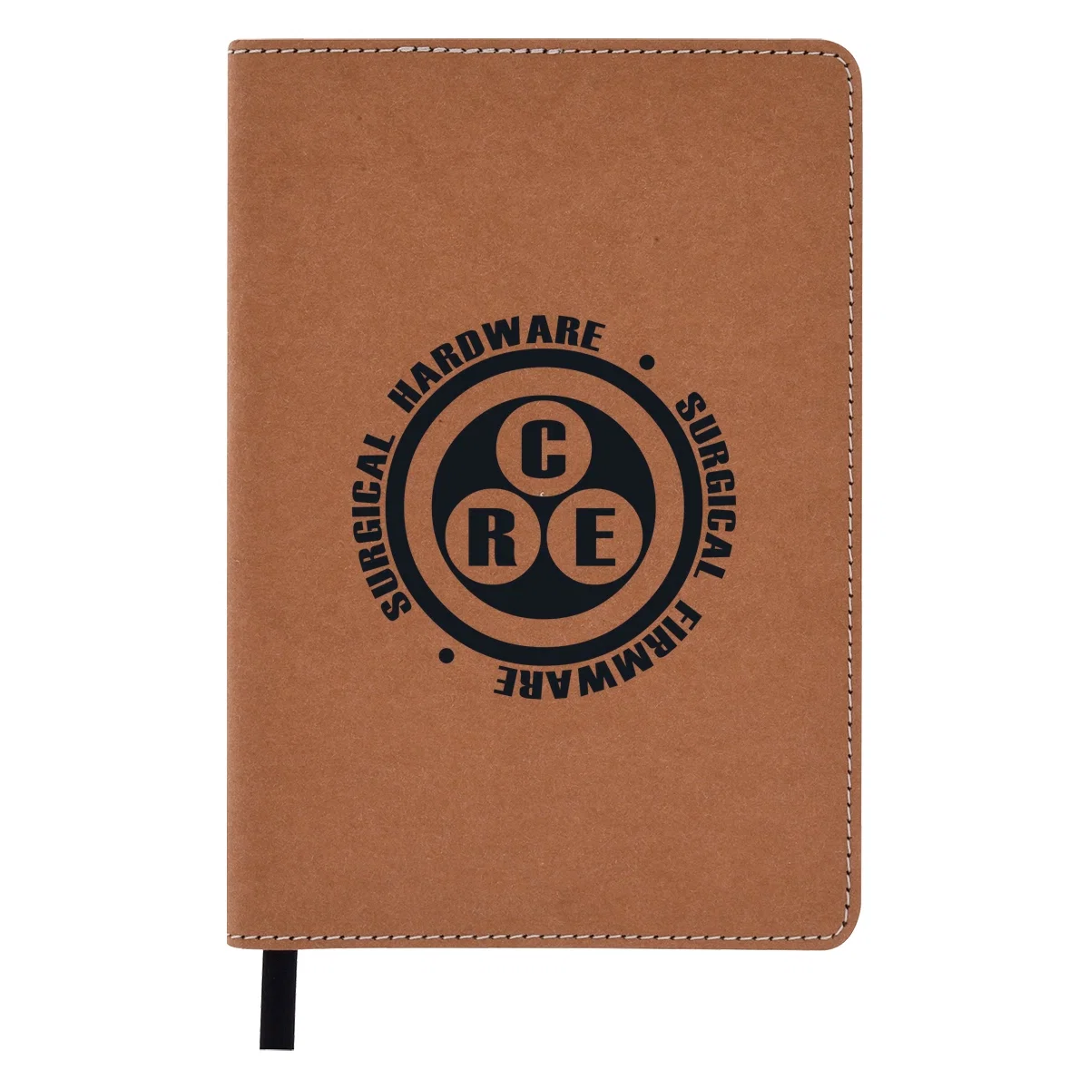 Kraft paper journal with a natural brown cover shown closed