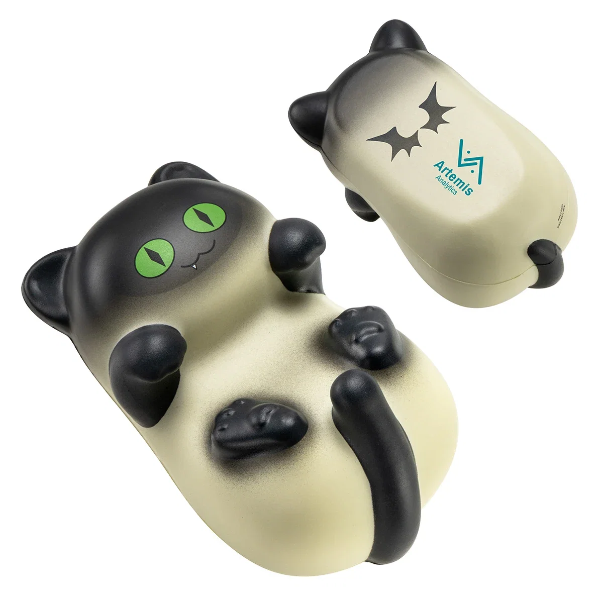 Kute Kitty Stress Reliever & Phone Holder, second style shown holding a smartphone