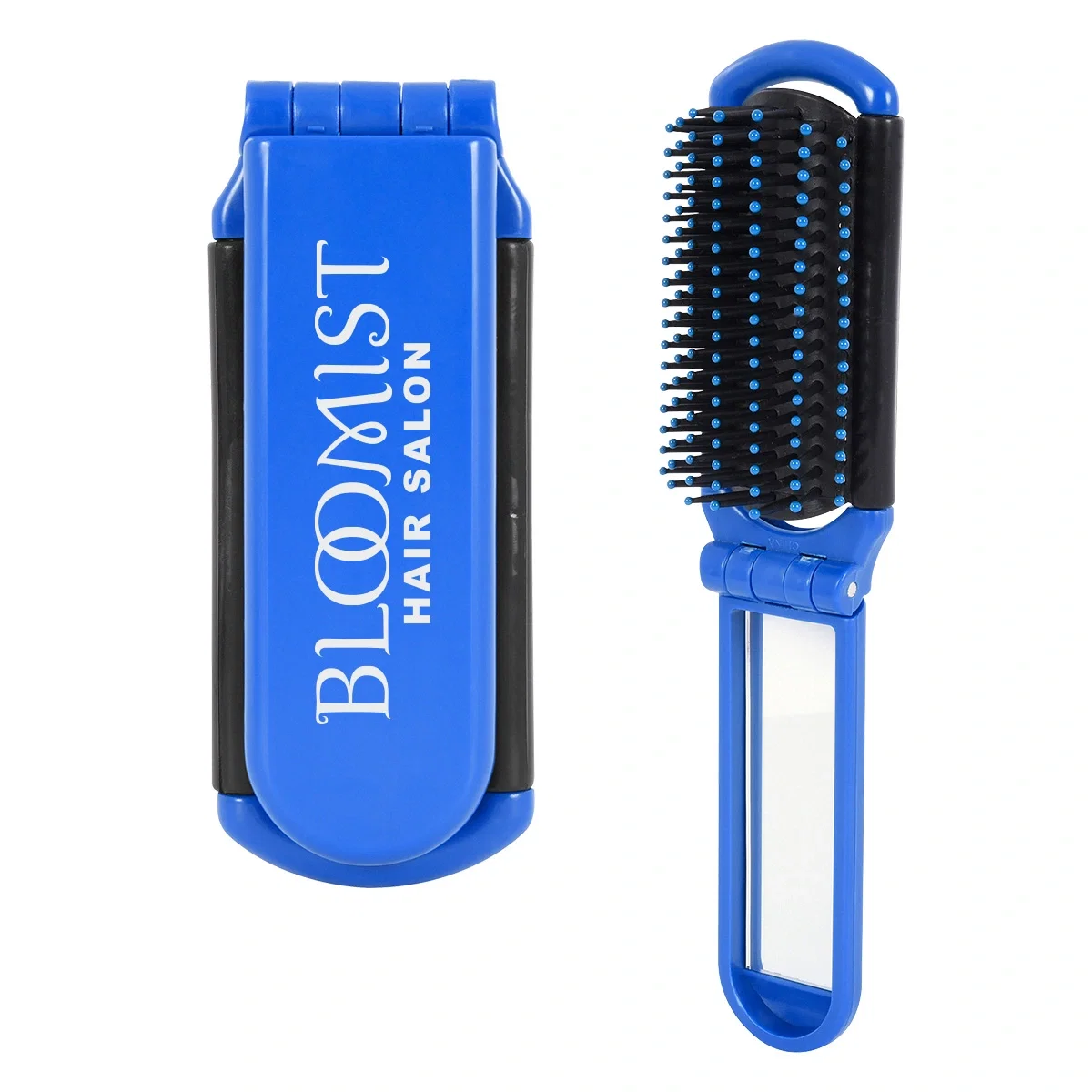 Bristles extended after the handle swings open