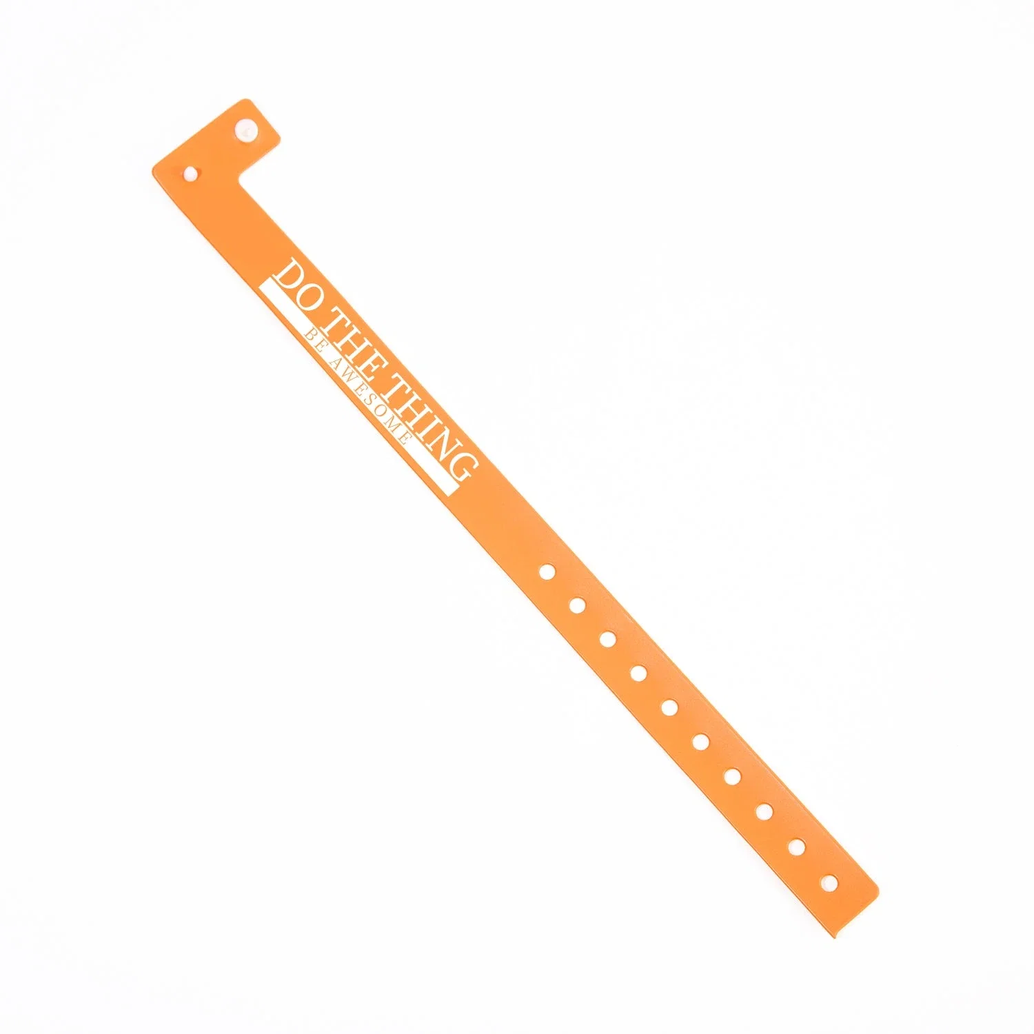 Custom Vinyl Wristband (L-Shaped) — view 2