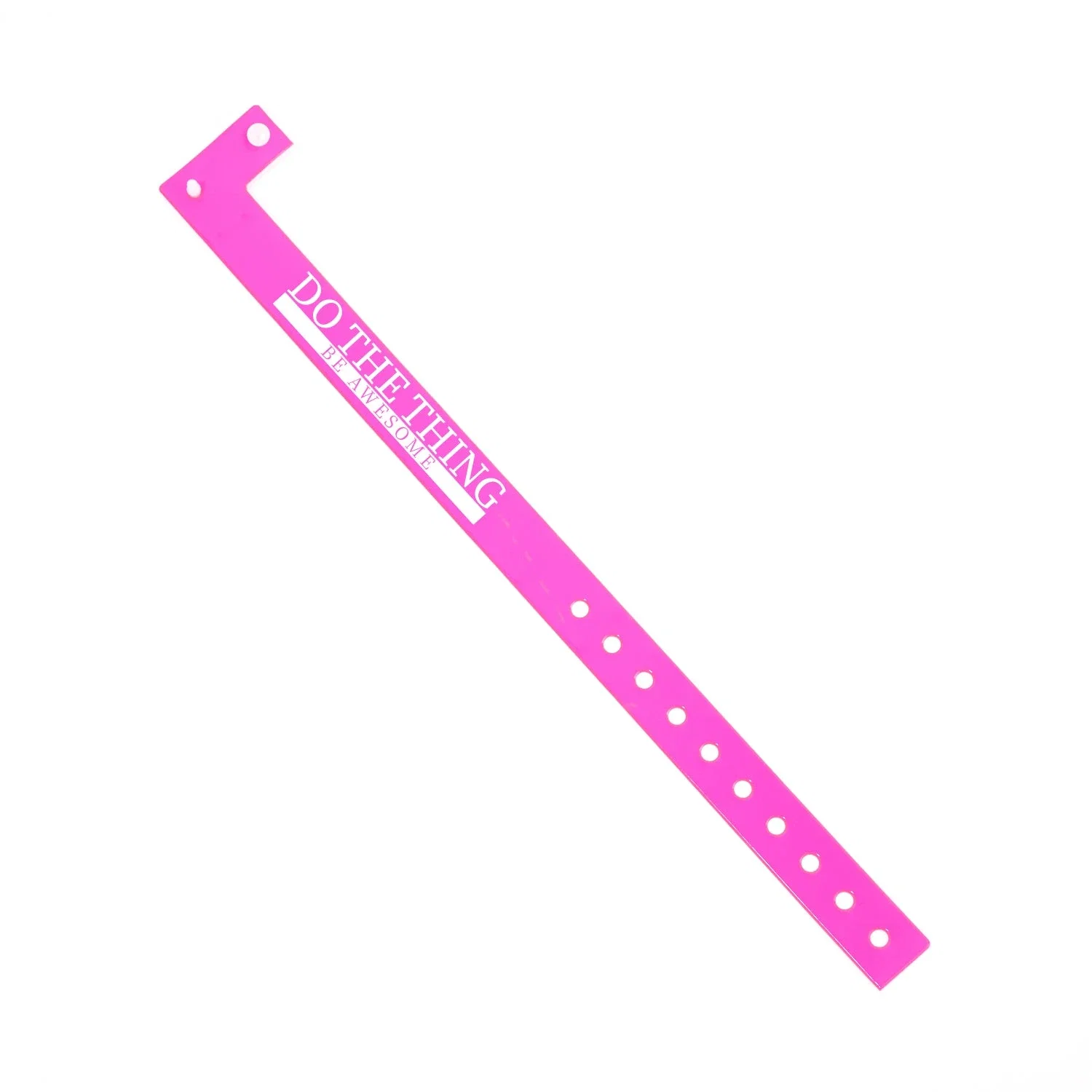 Custom Vinyl Wristband (L-Shaped) — view 4