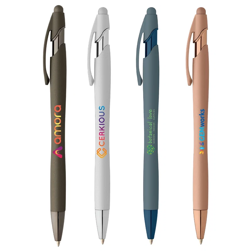 La Jolla Softy Monochrome Metallic Stylus Pen (Black Ink) — view 6