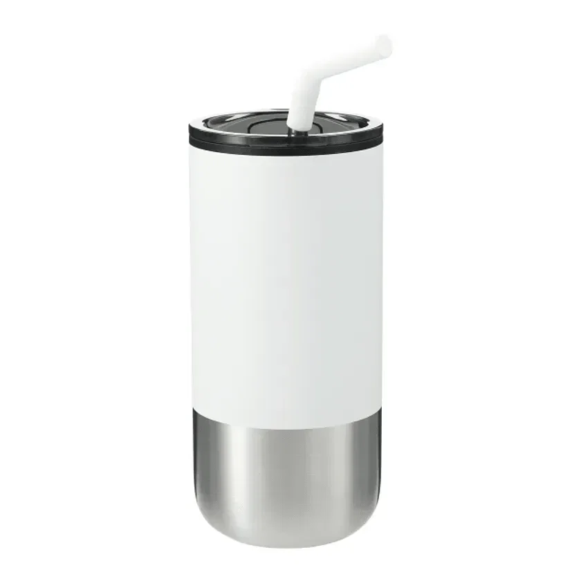Custom Branded Lagom Insulated Tumbler with Straw - 16oz — view 2