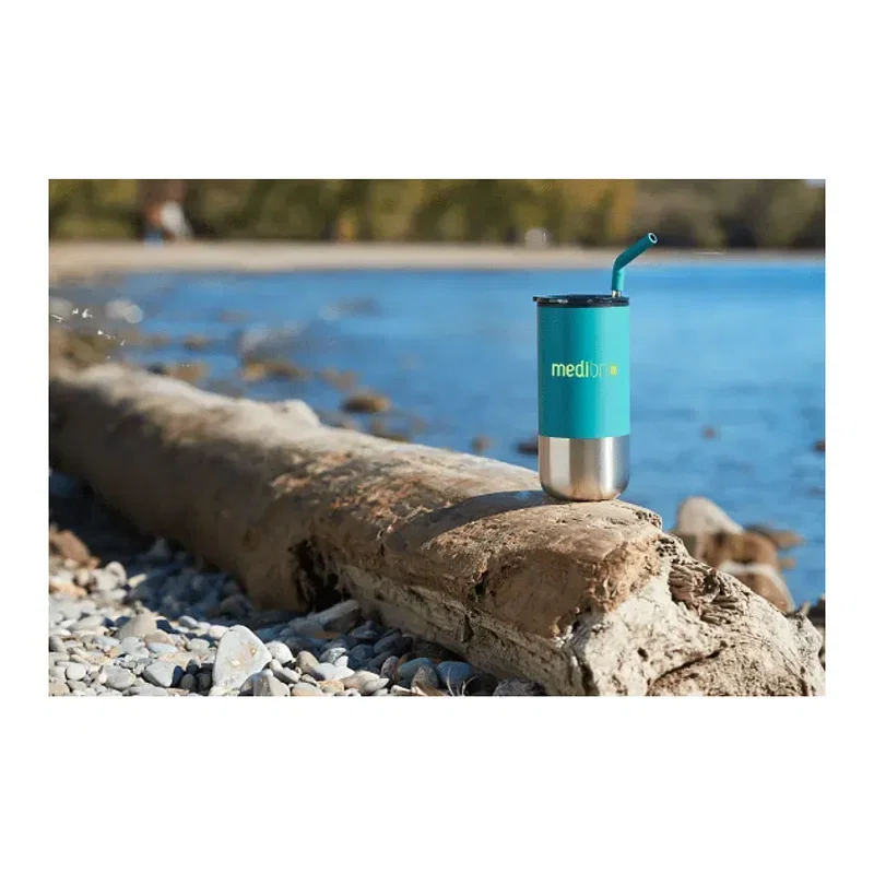 Custom Branded Lagom Insulated Tumbler with Straw - 16oz — view 23