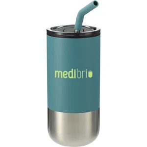Lagom 16 oz Insulated Tumbler with Straw