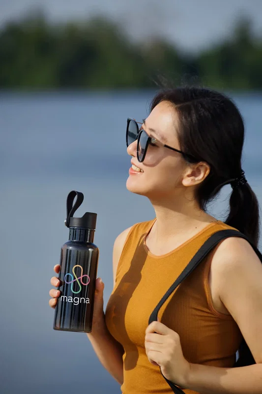 Lineup of Lagoon RPET Bottles in multiple color options