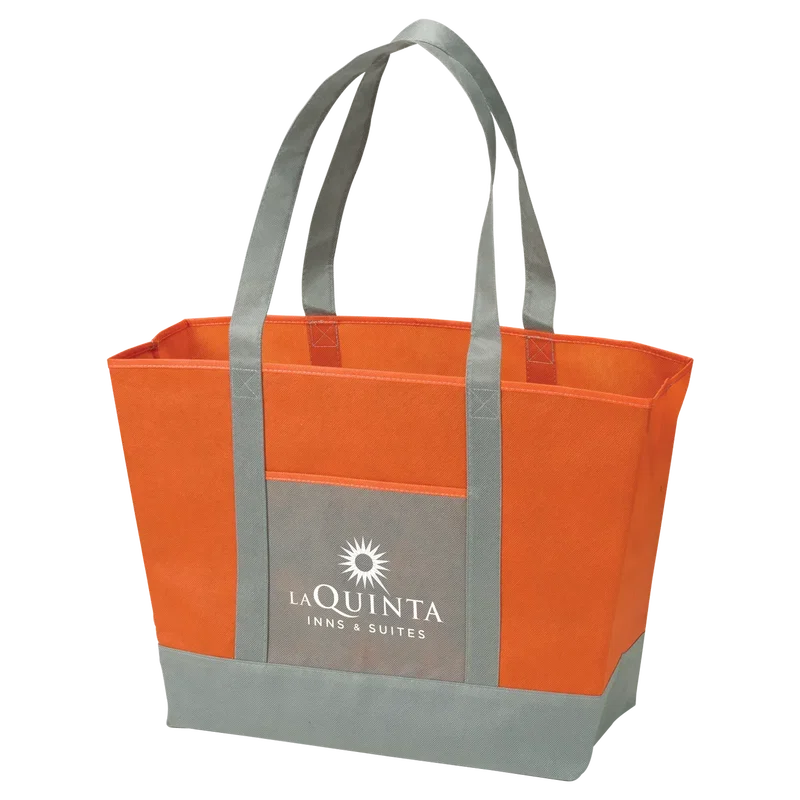 Custom Non-Woven Boat Tote Bag — view 2