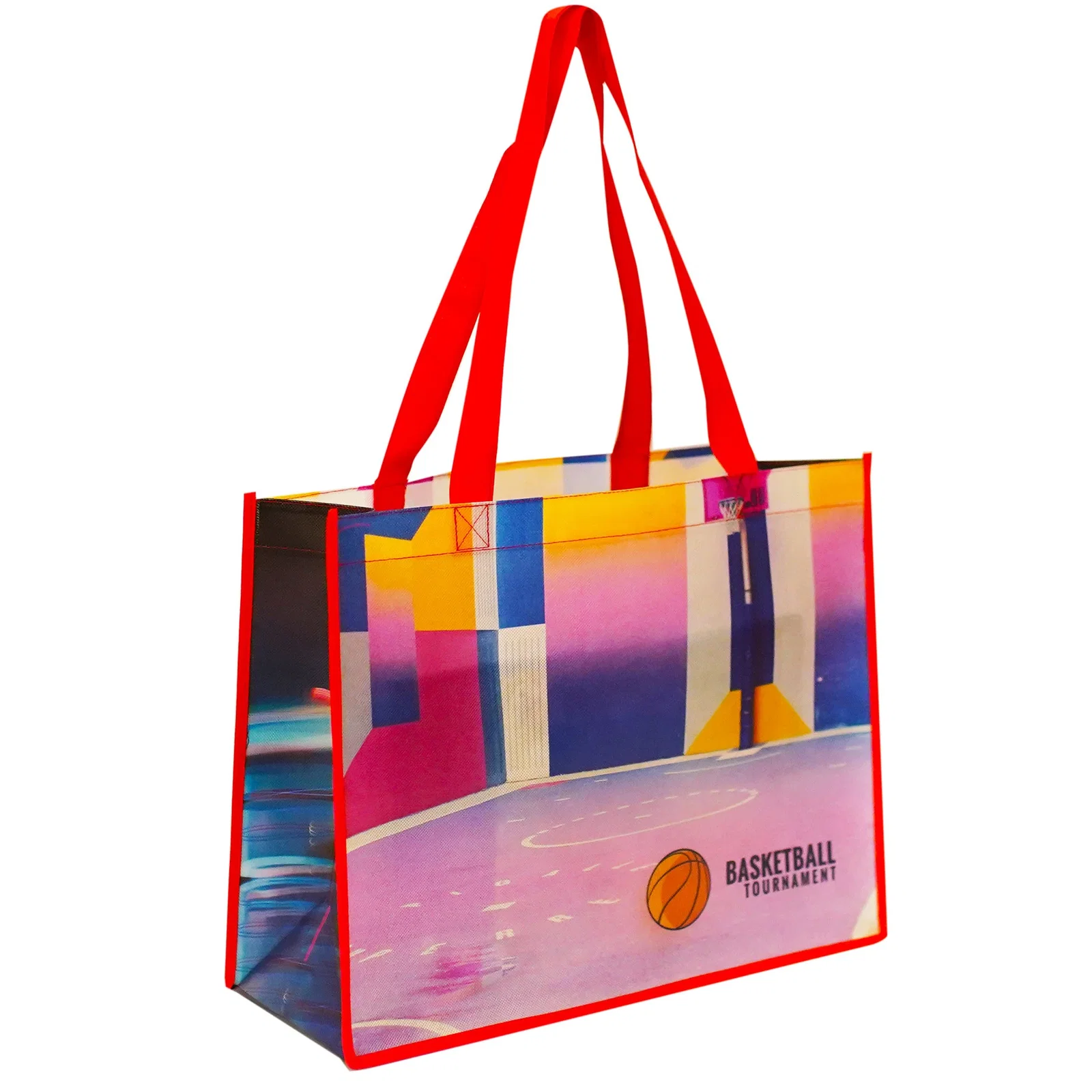 Laminated Non Woven Polypropylene Tote 16 W X 12 H X 6 D