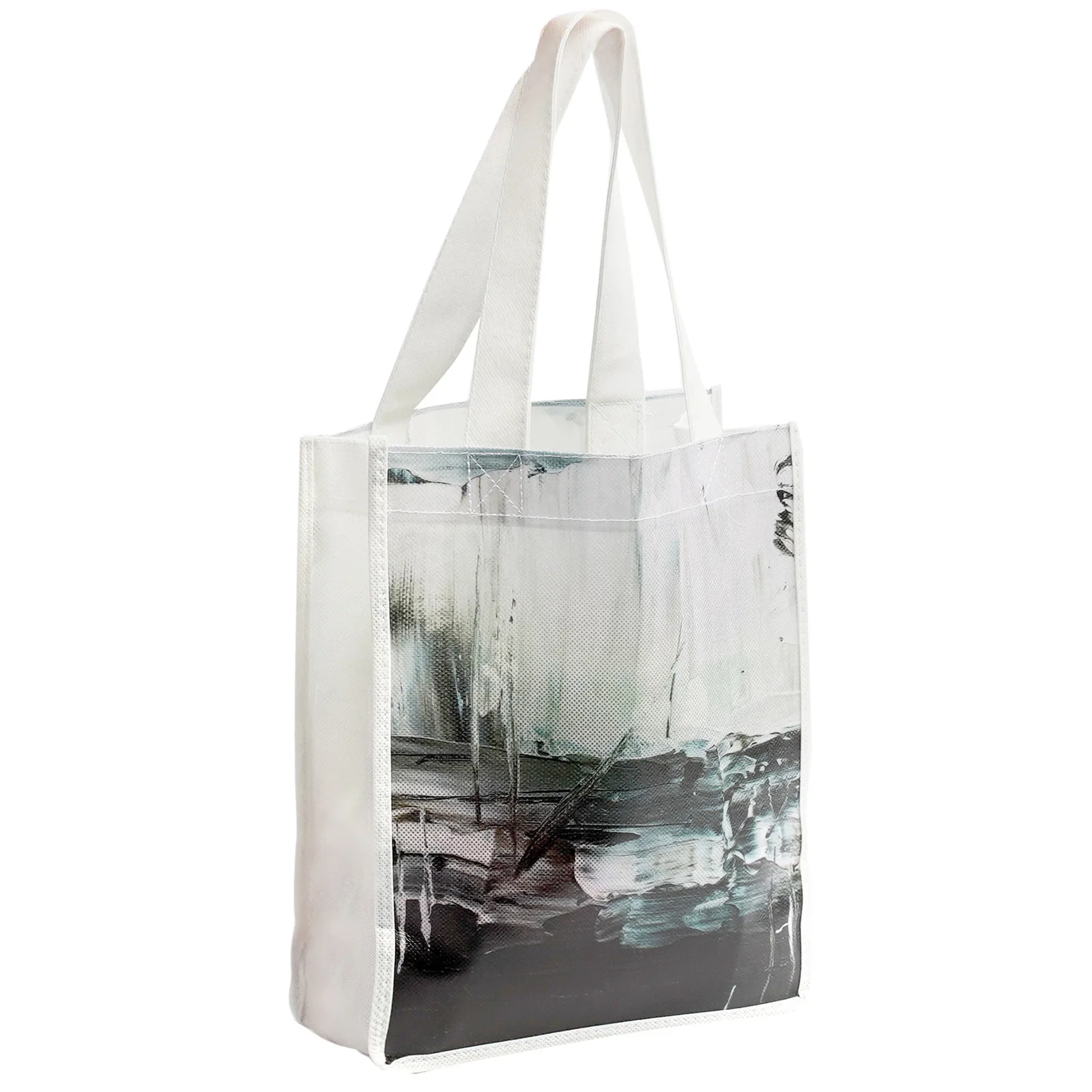 Laminated Non Woven Sublimated Tote Bag 8 X 10 X 4