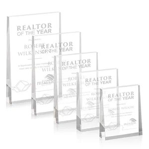 Vertical Tapered Freestanding Acrylic Award