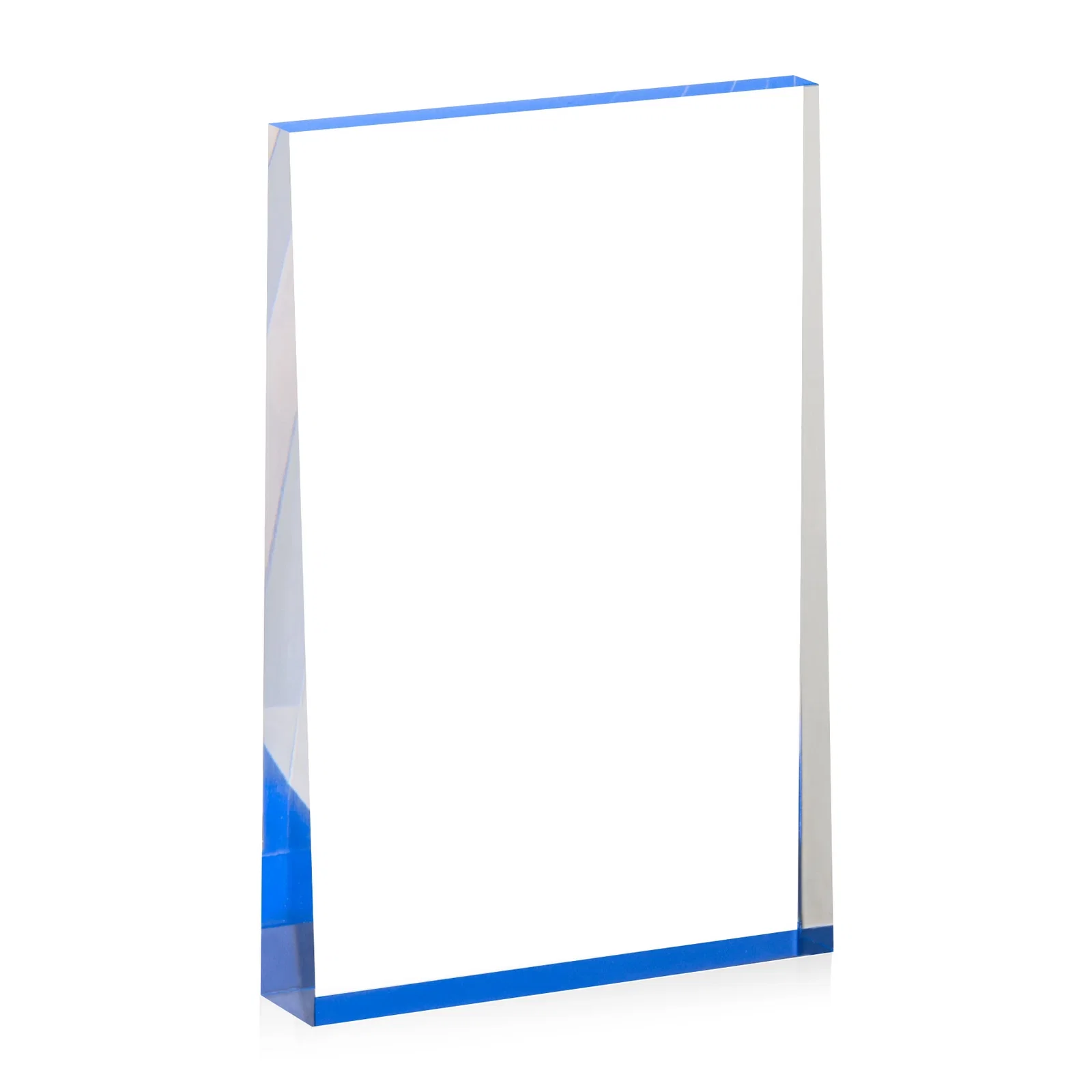 Promotional Vertical Tapered Freestanding Acrylic Award for safety achievement programs