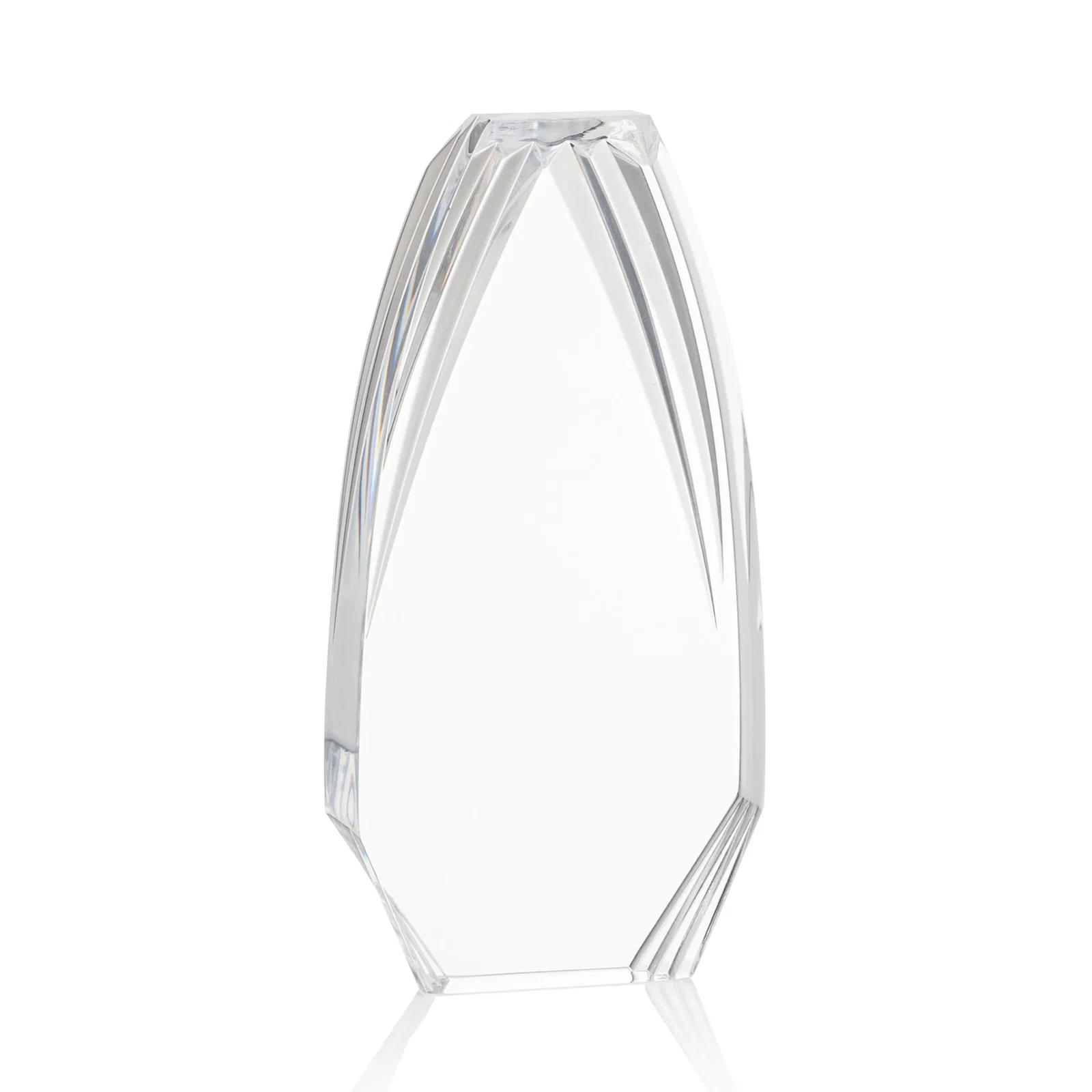 Promotional Ridged-Frame Acrylic Award With Sapphire Reflecting Base for volunteer appreciation