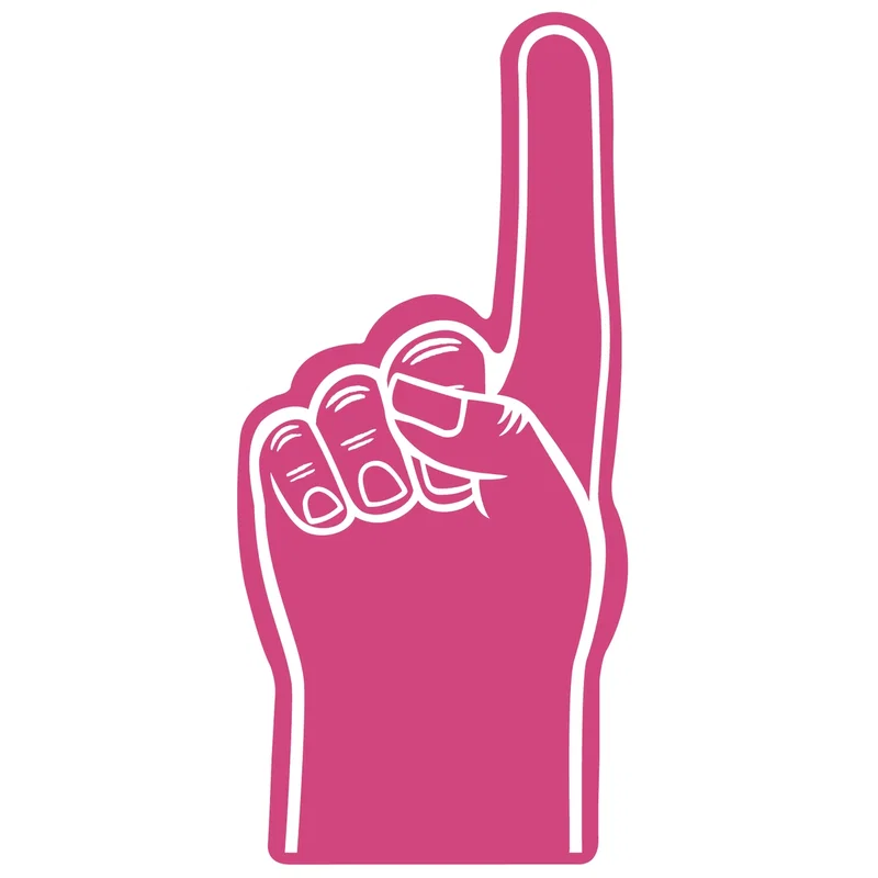 Large #1 Foam Finger/Hand Waver 36"  — view 13