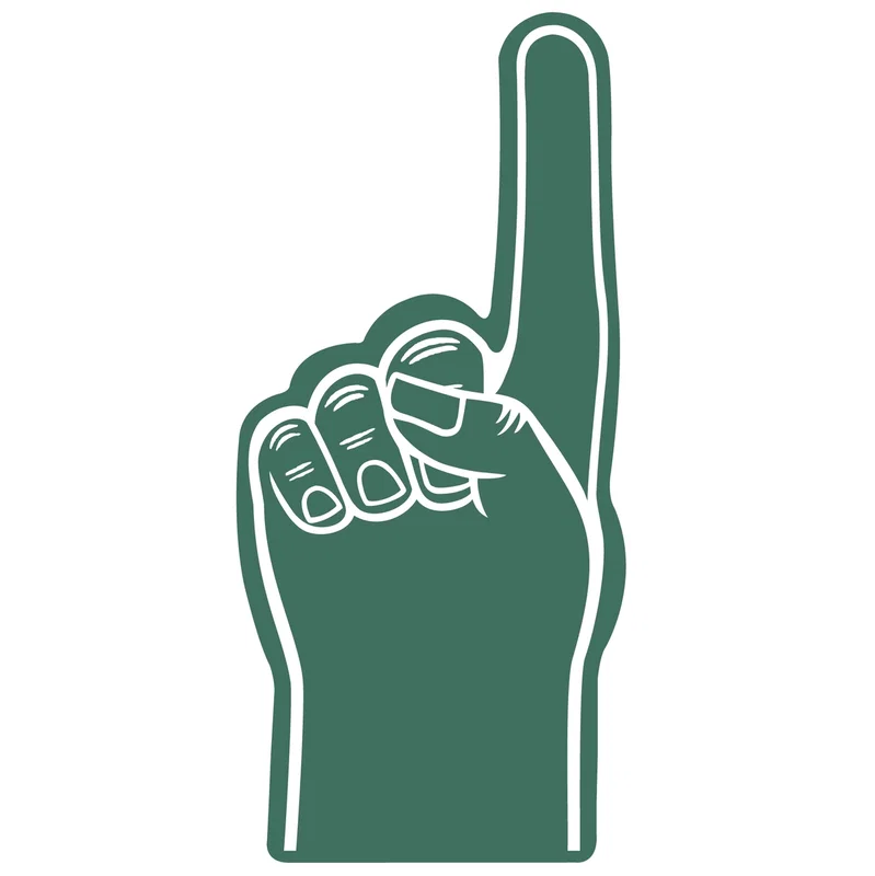 Large #1 Foam Finger/Hand Waver 36"  — view 6