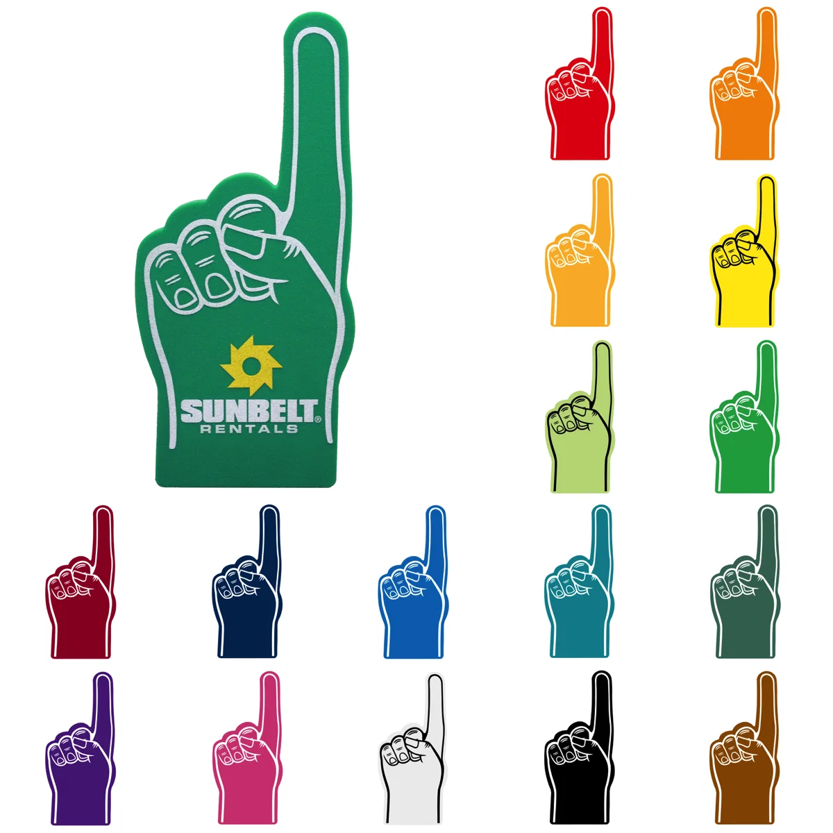 Large #1 Foam Finger/Hand Waver 36"