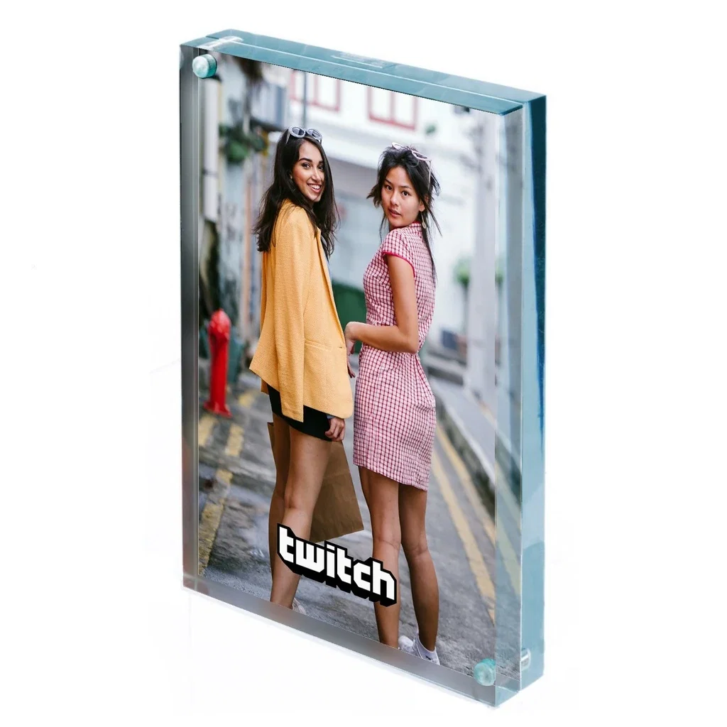 Customized Large Acrylic Frame — Clear — view 2