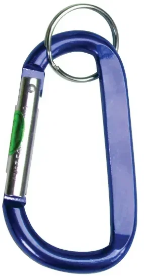 Personalized Anodized Carabiner Keyring — view 2