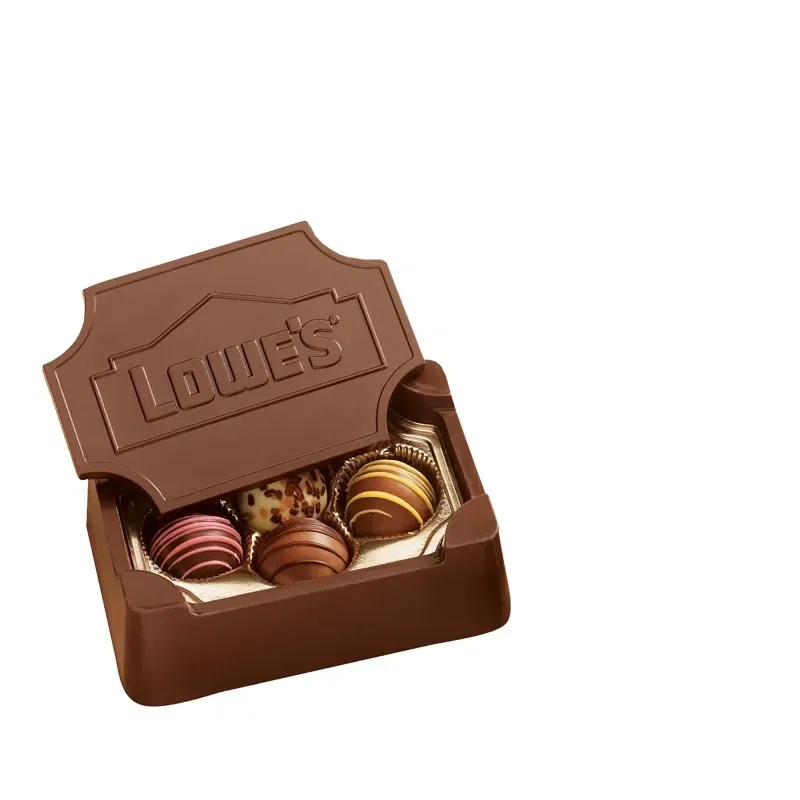 Large Chocolate Box with Truffles — view 2