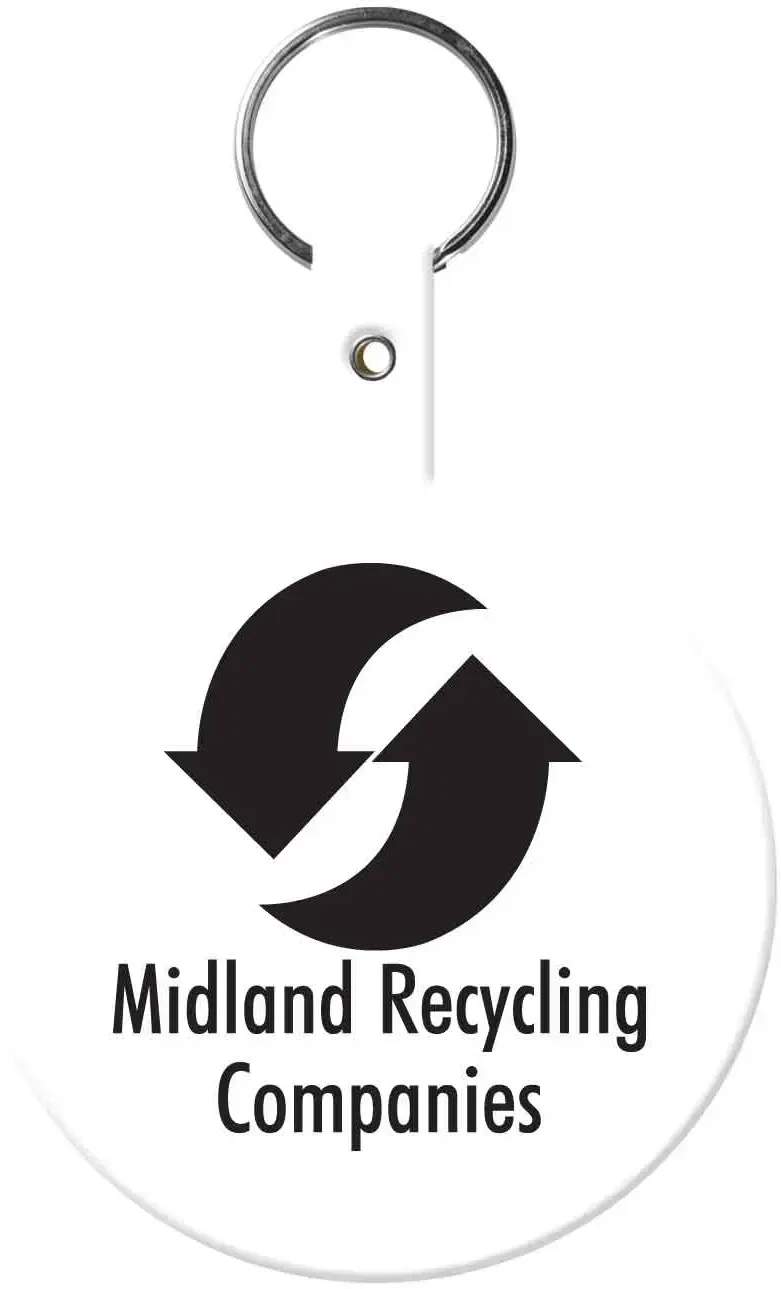 Custom Circle Key Tag — view 4