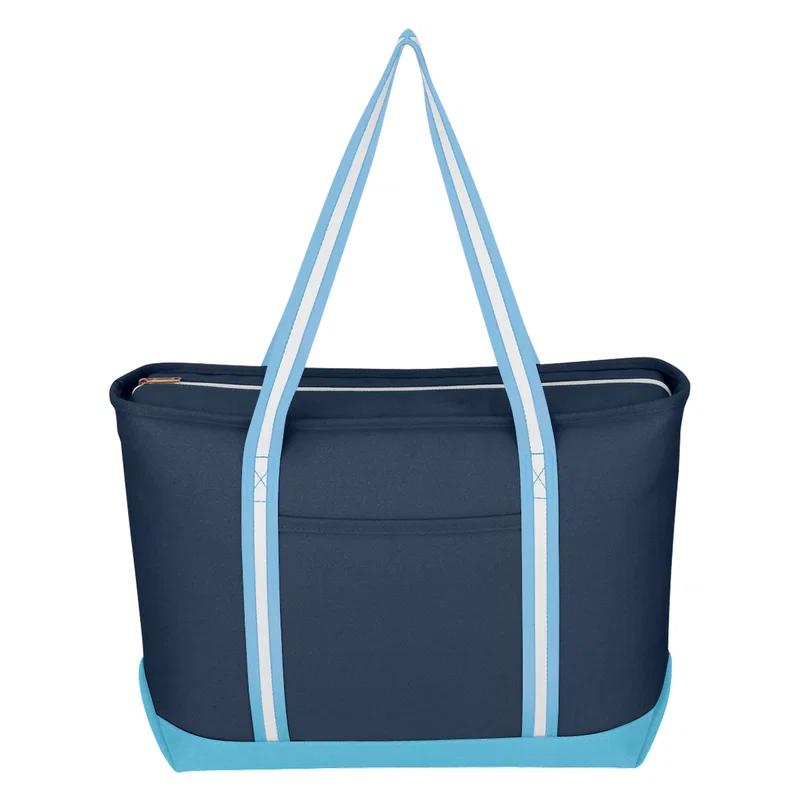 Large Cotton Canvas Admiral Tote Bag With Tackle Twill Patch — view 9