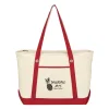 Large Cotton Canvas Sailing Tote Bag — view 7