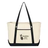 Large Cotton Canvas Sailing Tote Bag — view 8