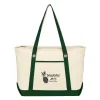 Large Cotton Canvas Sailing Tote Bag — view 9