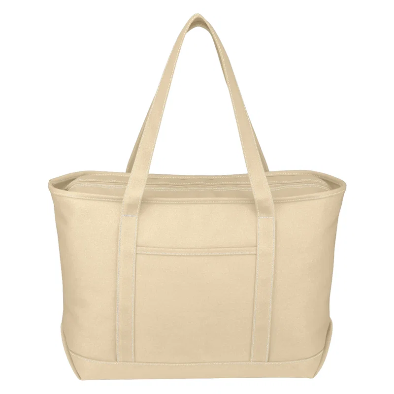 Large Cotton Canvas Yacht Tote Bag — view 17