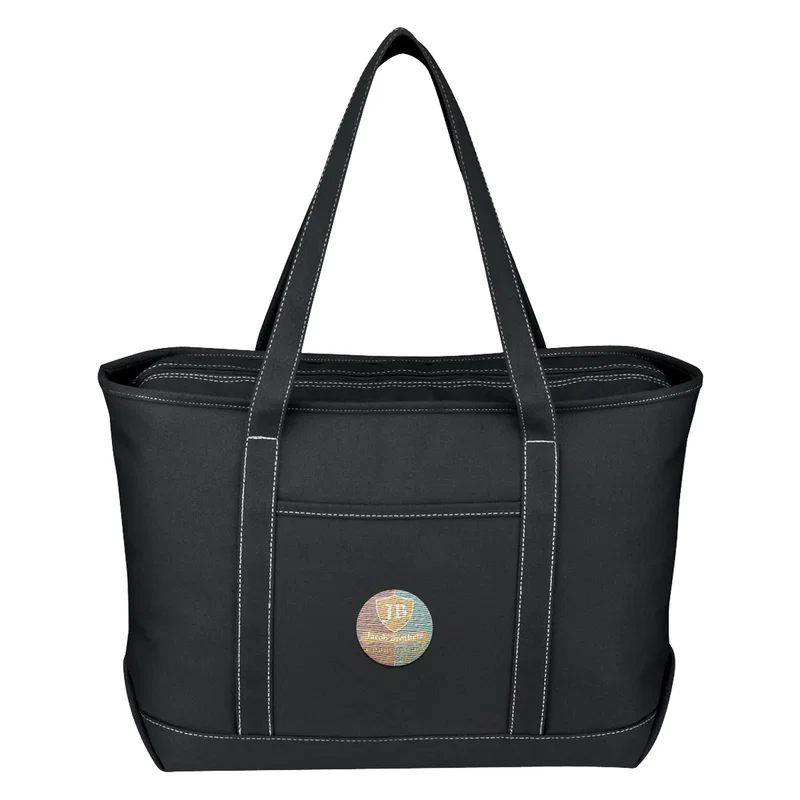Large Cotton Canvas Yacht Tote Bag — view 19