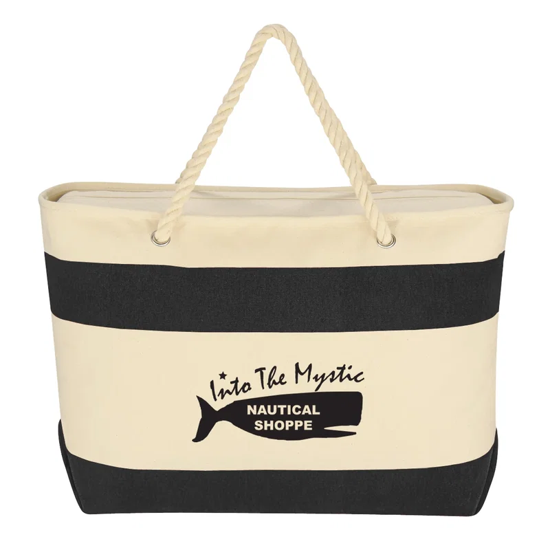 Large Cruising Tote Bag With Rope Handles — view 10