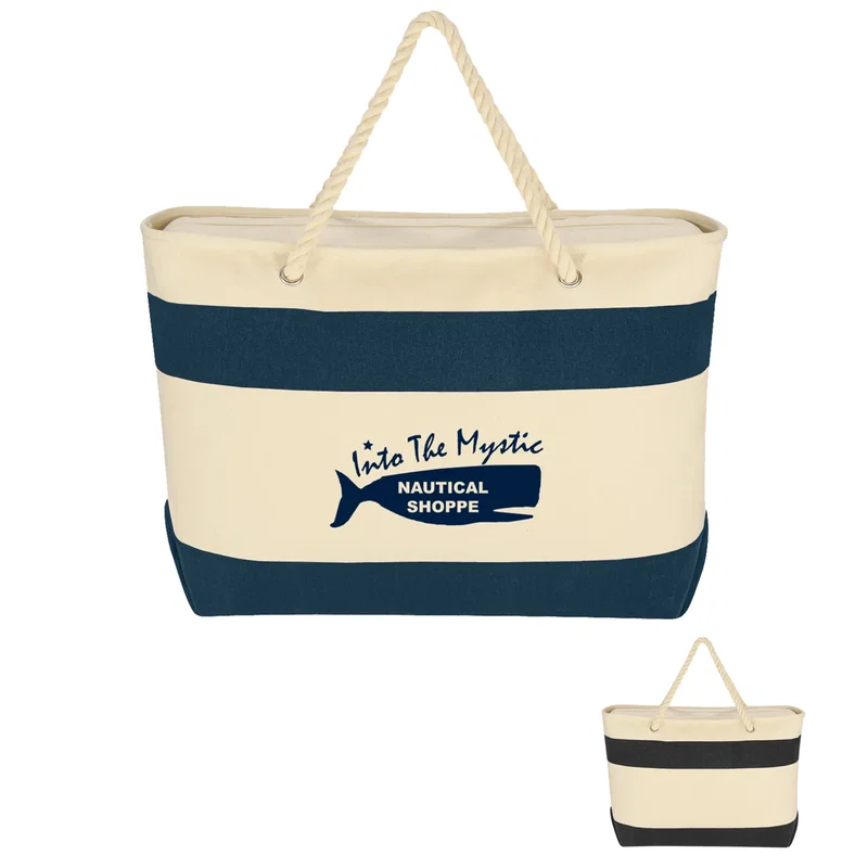 Large Cruising Tote Bag With Rope Handles — view 14
