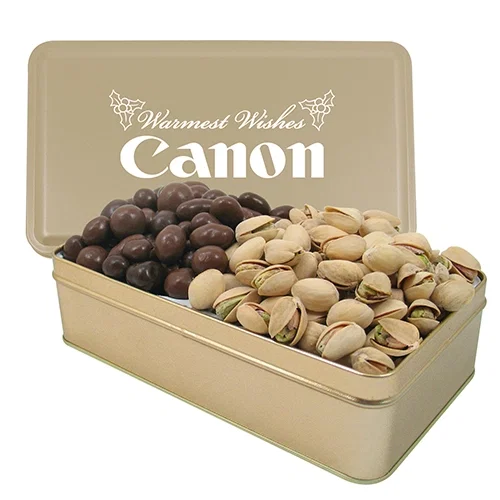 Large Dual-Compartment Rectangle Tin — view 3