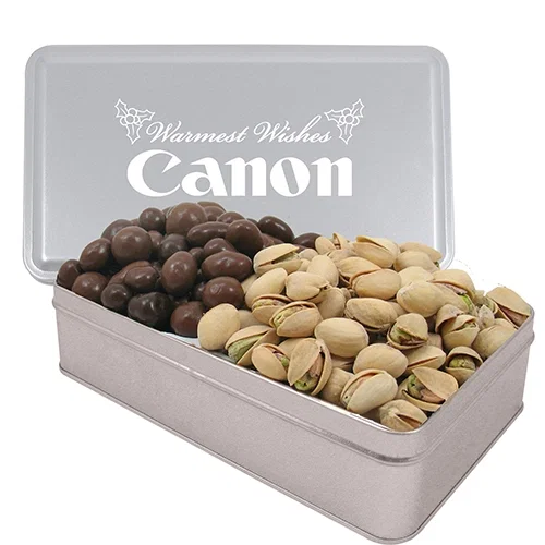 Large Dual-Compartment Rectangle Tin — view 4