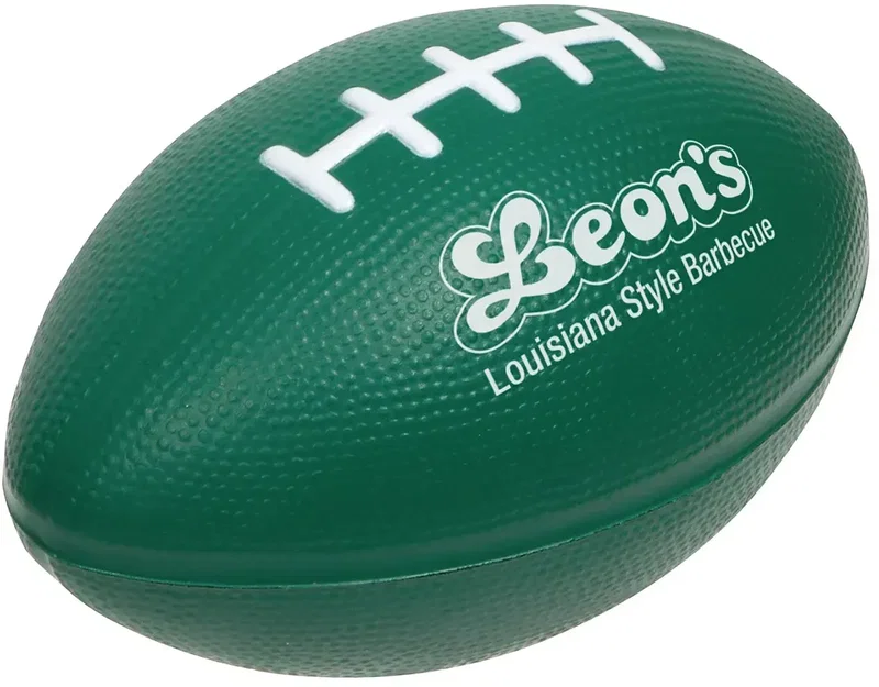 Custom Football Stress Reliever — view 2